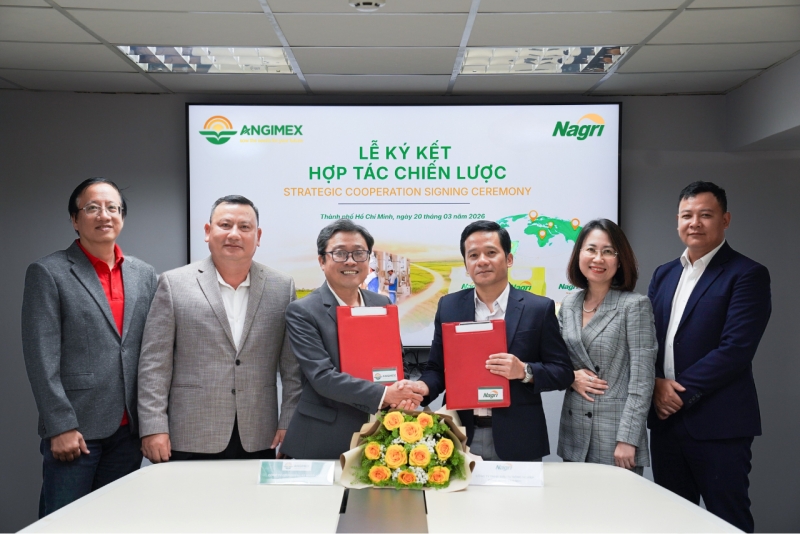 Nagri (thành viên Tập đoàn NRC) và Angimex ký kết thỏa thuận hợp tác chiến lược toàn diện trong lĩnh vực Lương thực & Nông nghiệp công nghệ cao